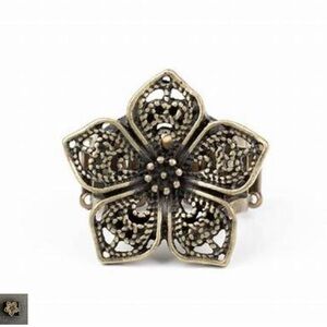 Paparazzi Brass Flower Ring